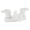 Valterra BATHROOM DIVERTER FAUCET, 4IN, 2 LEVER, 1/4 TURN, PLASTIC, WHITE PF222241